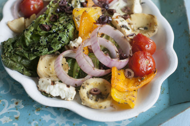 Grilled Greek Salad